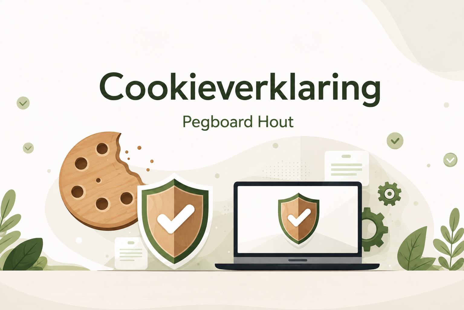 Pegboard Hout Cookie Verklaring